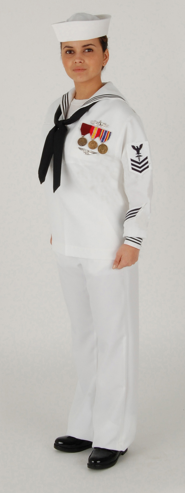 navy dress white